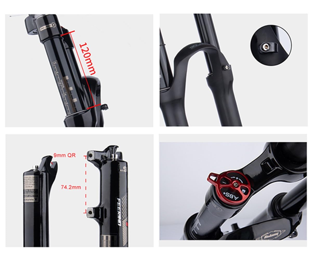 Amazon.co.jp: MTB自転車用エアフロントフォーク 1 1/8テーパー